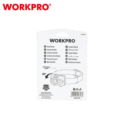 WORKPRO Silver Headlamp (WP353001WE)