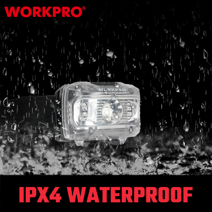 WORKPRO Silver Headlamp (WP353001WE)