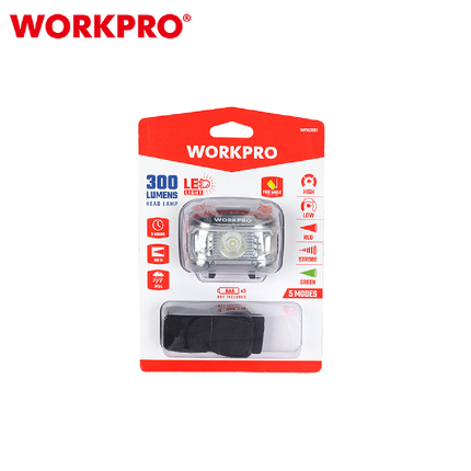 WORKPRO Silver Headlamp (WP353001WE)