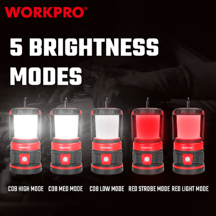Workpro Rechargeable Camping Light (WP354001WE)