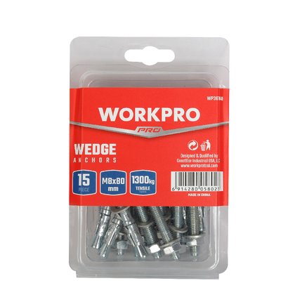 Workpro (WP361048) 8*80 mm Black & White Roll (15 pcs)