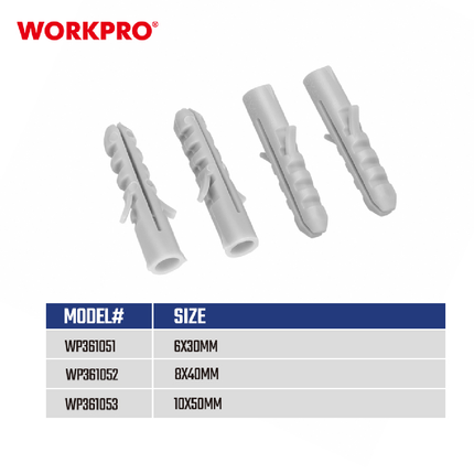 WorkPro 30*6mm Plastic Wedges, Pack of 200 (WP361051)