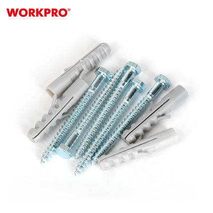 Workpro (WP361060) 6.5*65mm 5-Piece Hex Head Wood Screws with Washers