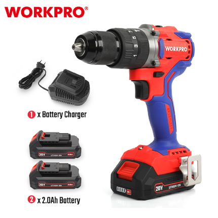WorkPro 13mm Brushless Cordless Drill (WP390007)