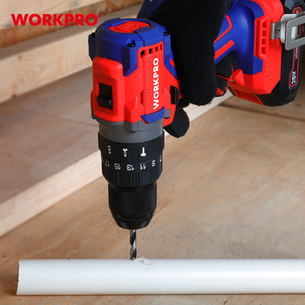 WorkPro 13mm Brushless Cordless Drill (WP390007)