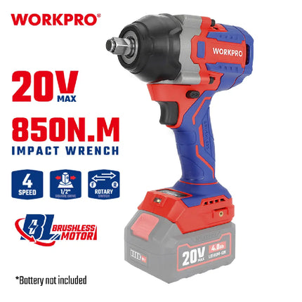 WORKPRO Cordless Drill 850Nm - Tool Only (WP390213)