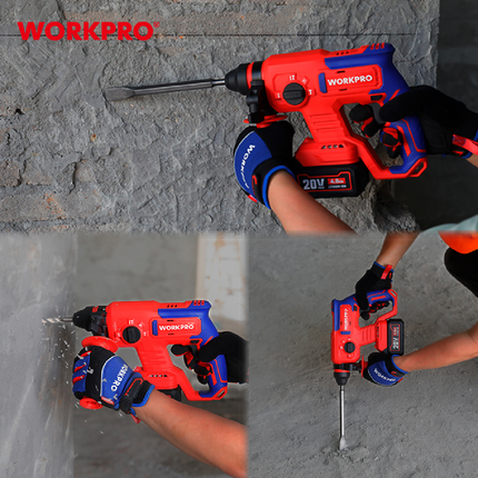 WorkPro (WP390300) Rotary Hammer Drill with Chisel Function