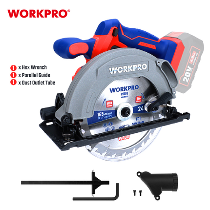 WORKPRO 20V 7-Inch Cordless Circular Saw (WP391200)