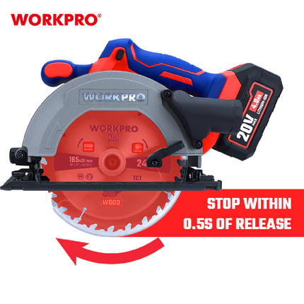 WORKPRO 20V 7-Inch Cordless Circular Saw (WP391200)