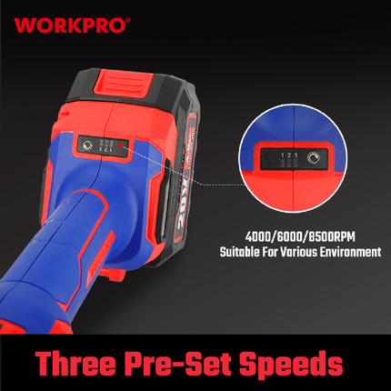 WORKPRO 5-inch Brushless Cut-Off and Grinding Tool (WP392004)