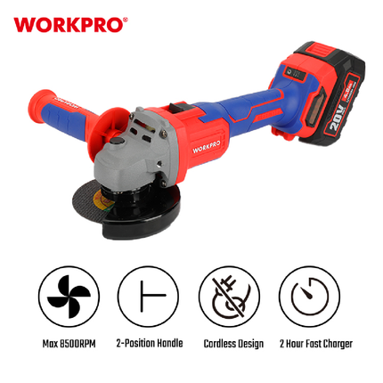 WORKPRO 5-inch Brushless Cut-Off and Grinding Tool (WP392004)