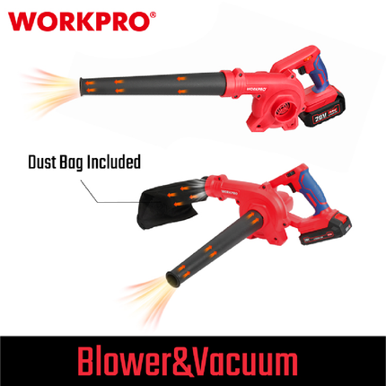 WorkPro (WP394000) Blower Suction and Blow Function