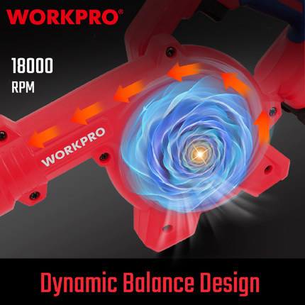 WorkPro (WP394000) Blower Suction and Blow Function
