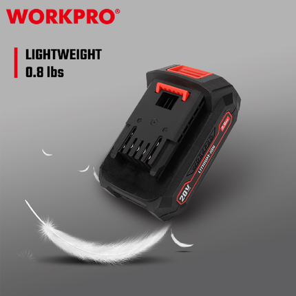 Workpro 20V 2Ah Li-Ion Battery (WP395003)
