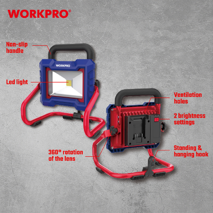 WORKPRO 20V Cordless Industrial Spotlight (WP397000)