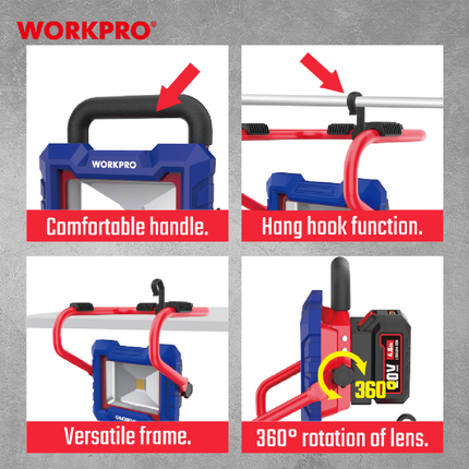 WORKPRO 20V Cordless Industrial Spotlight (WP397000)
