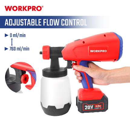 WORKPRO (WP397005) Cordless Spray Gun