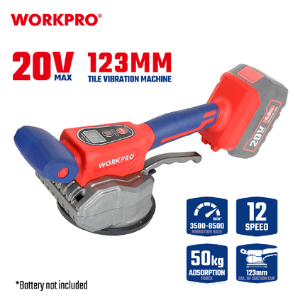 Workpro 20V Cordless Tile Vibrator (WP397018)