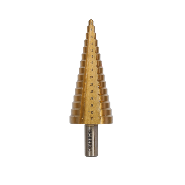 Workpro (WP400422) Stepped Pyramid Drill Bit 15-32mm