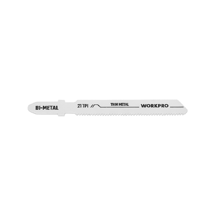 Workpro 5-Piece 13cm Reciprocating Saw Blade Set for Smooth Metal Cutting (WP404044)