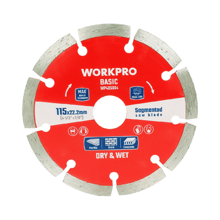 WORKPRO Diamond Cutting Disc 4.5 Inch (WP405004)