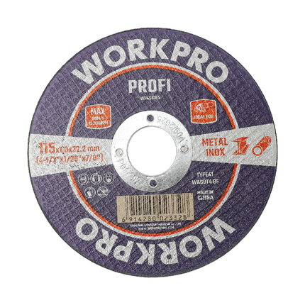 Workpro 4.5 Inch 1.5mm Metal Cutting Disc (WP406380)