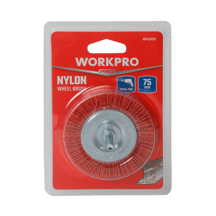 WorkPro 3 Inch Nylon Abrasive Wire Brush (WP407017)