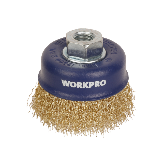 WORKPRO 3-inch Copper Wire Cup Brush (WP407020)