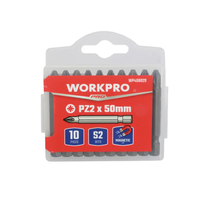 WORKPRO 2-inch Phillips Screwdriver Bit, 10-Piece (WP408029)