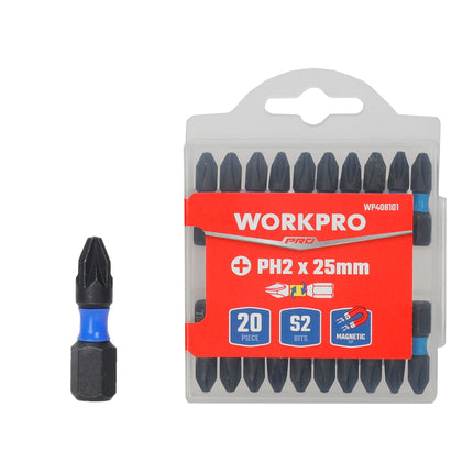 WorkPro (WP408101) 2.5 cm PH2 Phillips Screwdriver Bit