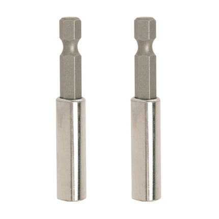 WORKPRO 2-piece 6cm Quick Change Screwdriver Bit Holders (WP408252)