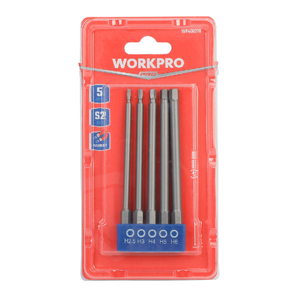 5-piece hex head impact sockets from WORKPRO (WP408276)