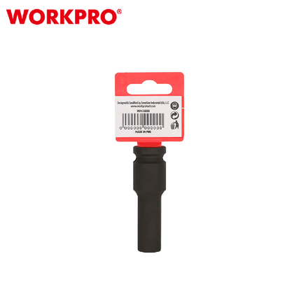 WORKPRO 1/2-inch 8mm long black socket (WP413028)
