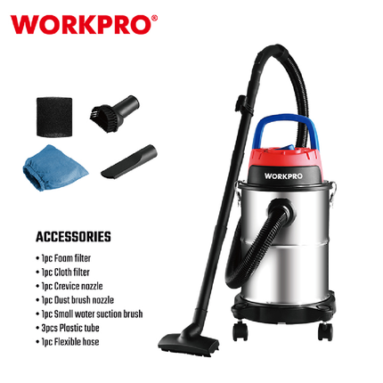 WORKPRO 15L 1200W Industrial Wet/Dry Vacuum Cleaner (WP423004CE)