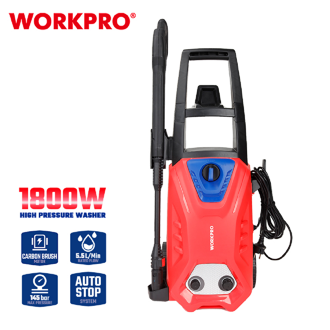 ماكنة غسيل 145 بار 1800 واط ماتور من وورك برو(WP423011)