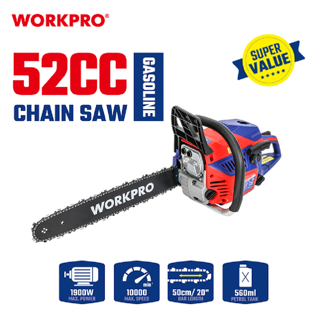 WORKPRO 20-inch Petrol Chainsaw (WP424004)