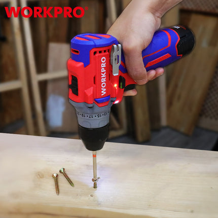 WORKPRO 12V Brushless Cordless Drill (WP460201)