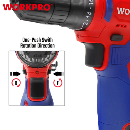 12V Cordless Drill Driver (Tool Only) by WorkPro (WP460202)