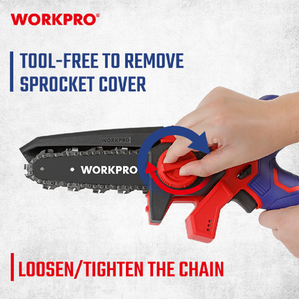 WORKPRO 12V Cordless Tree Saw without Battery and Charger (WP461604)
