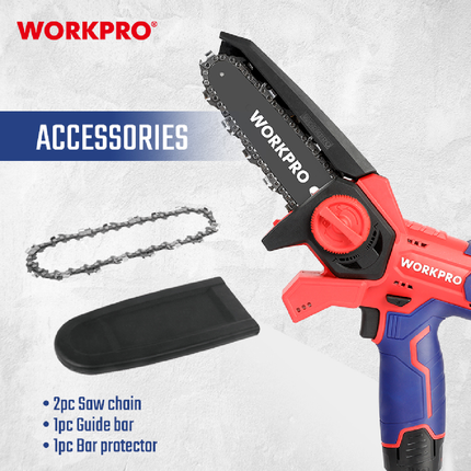 WORKPRO 12V Cordless Tree Saw without Battery and Charger (WP461604)