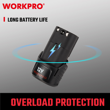 12V 2Ah Battery from WORKPRO (WP465000)