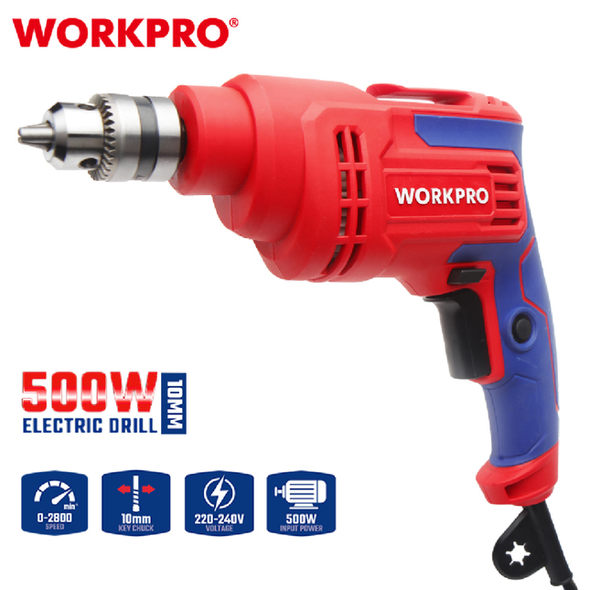 Workpro Electric Drill 500W 10mm (WP470000)