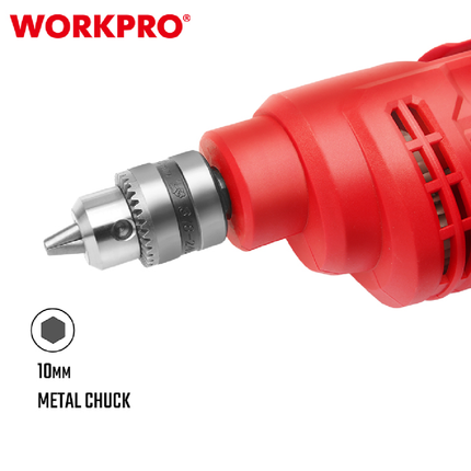 Workpro Electric Drill 500W 10mm (WP470000)