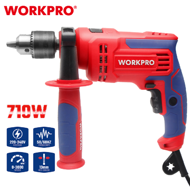 WorkPro 710W 13mm Electric Drill (WP470200)
