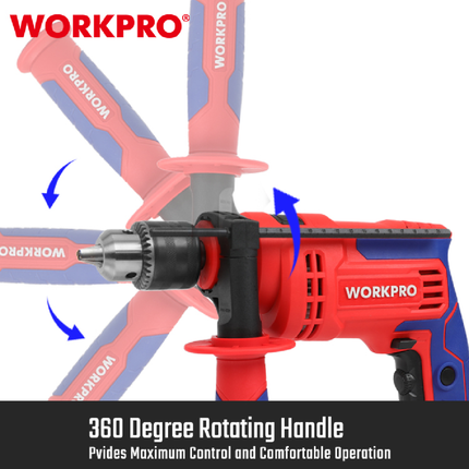 WorkPro 710W 13mm Electric Drill (WP470200)