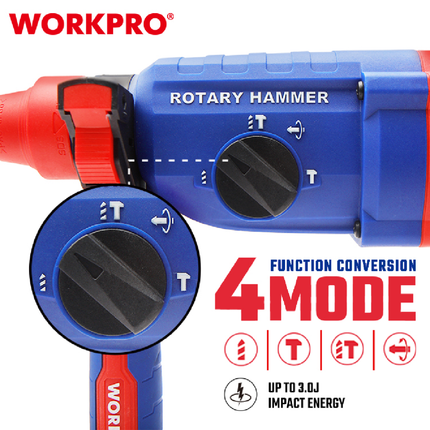 Workpro 800W Rotary Demolition Hammer (WP470400)
