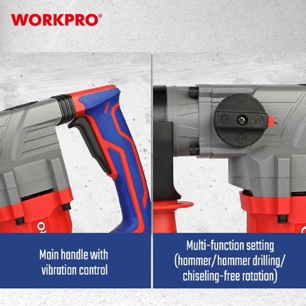 Workpro 1500W 40mm Demolition Hammer (WP470405)