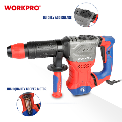 WorkPro 1300W 15J Demolition Hammer (WP470608CE)
