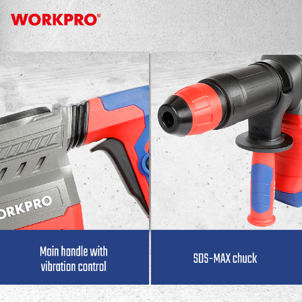 WorkPro 1300W 15J Demolition Hammer (WP470608CE)