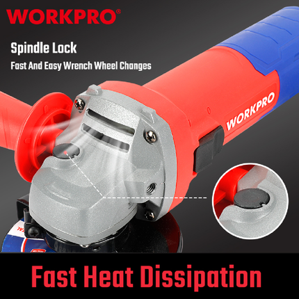 WORKPRO 900W 4.5 Inch Angle Grinder (WP472003)